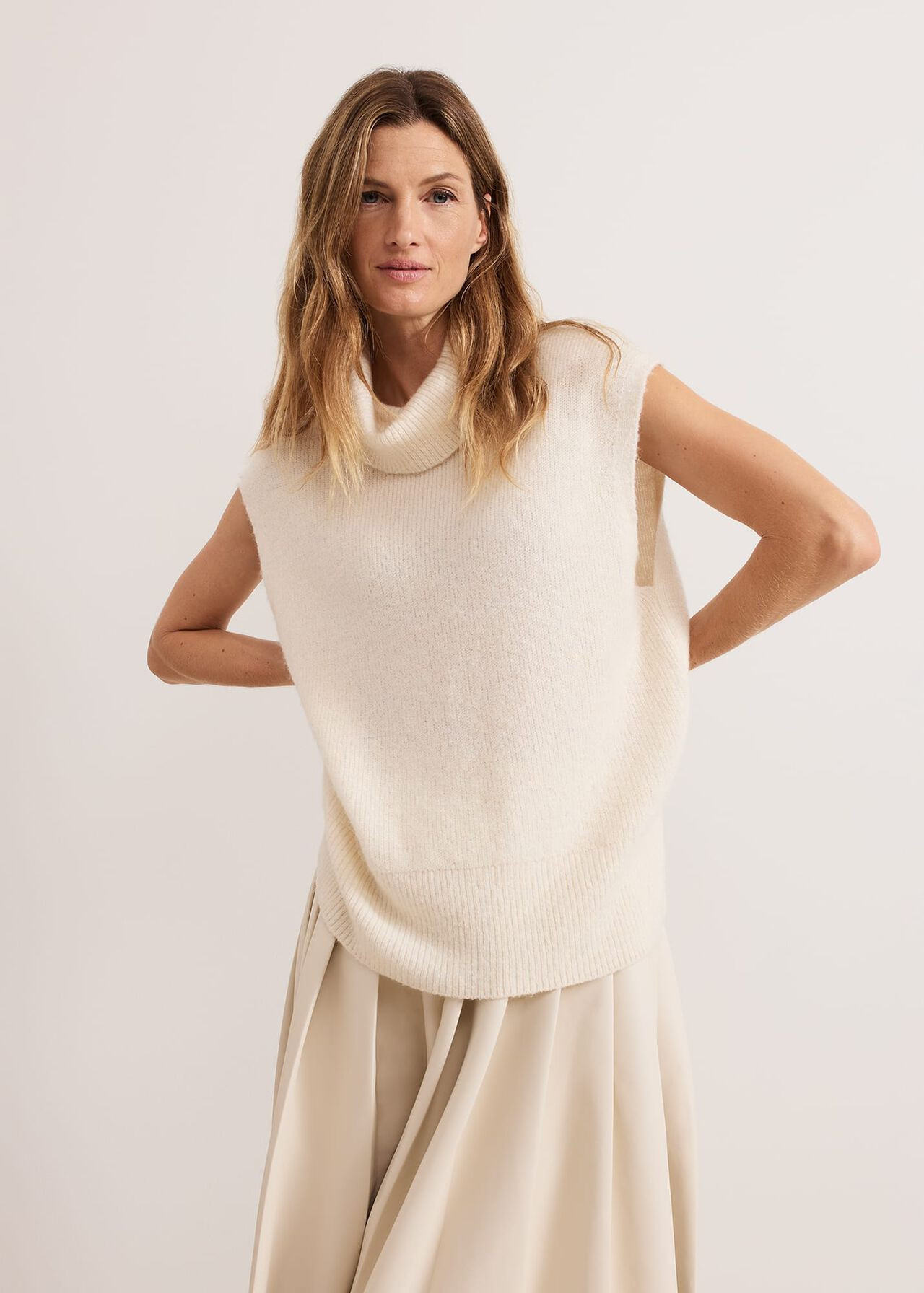 Ginny Ivory Cowl Neck Tabard | Phase Eight UK | | Phase Eight (UK)