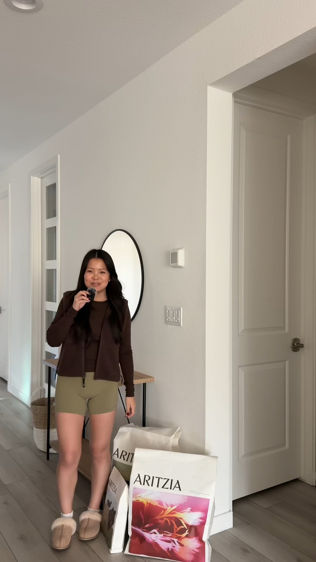 Full video is on TT! 
Size XS in striped long sleeve
Size S in blue/red stripe long sleeve 
Size S in homestretch tee
Size XS/S in socks
Size XS in pullover fleece
Size XS in 1/2 zip high hip fleece
Size XS in Super puff shorty hi gloss (color is Admiral)
Beanie color is ablaze blue
Cashmere triangle scarf is heather nomad taupe


#LTKPetite #LTKHoliday #LTKCyberWeek