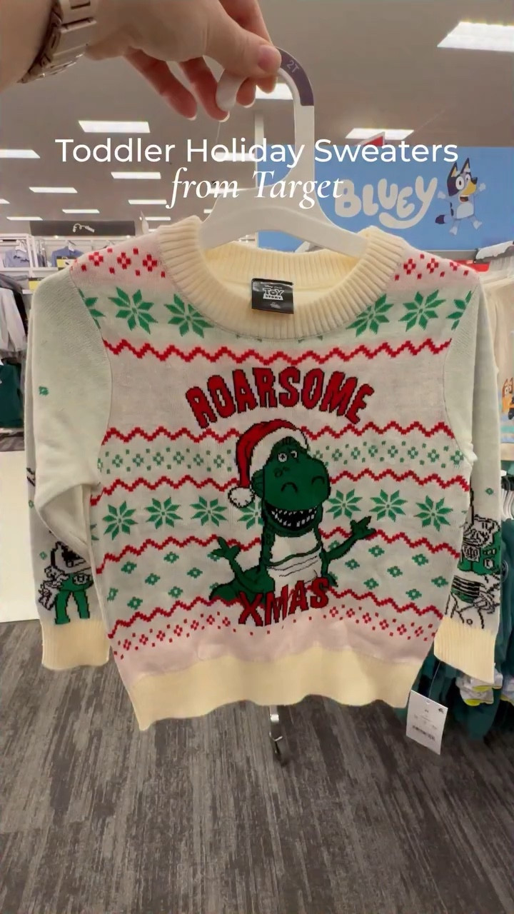 These toddler Christmas sweaters from Target are so cute for the holiday season! Our little guy loves all things Cars and Toy Story

#LTKSeasonal #LTKKids #LTKHoliday