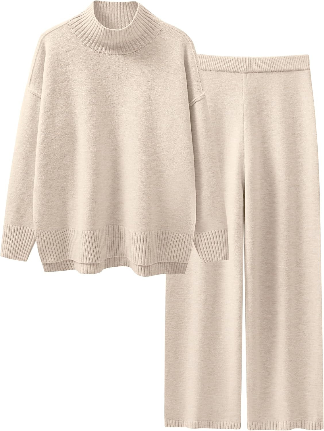 Caracilia Women's 2 Piece Sweater Lounge Sets Travel Fall Outfits | Amazon (US)