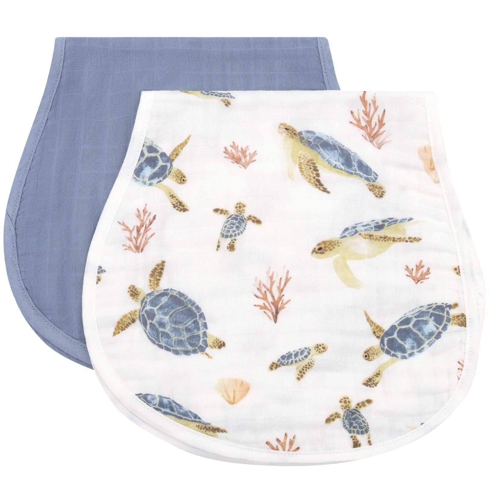 LifeTree Muslin Baby Burp Cloths - 2 Pack 70% Viscose from Bamboo and 30% Cotton Large 22'' by 10... | Amazon (US)