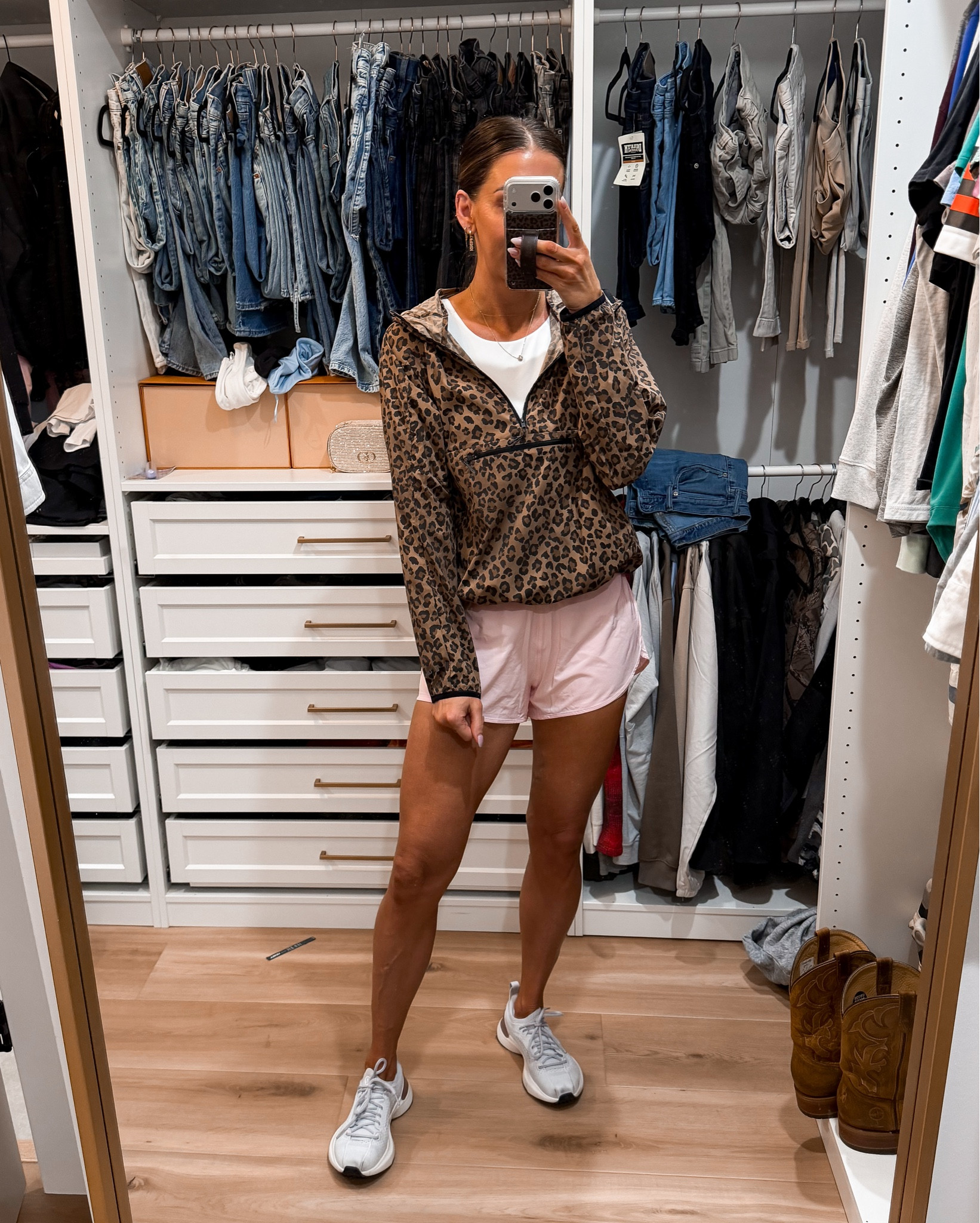 Tank-small
Shorts-small
Leopard pullover-small
Sneakers-tts 8

#LTKfitnessgoals #LTKActive #LTKootd