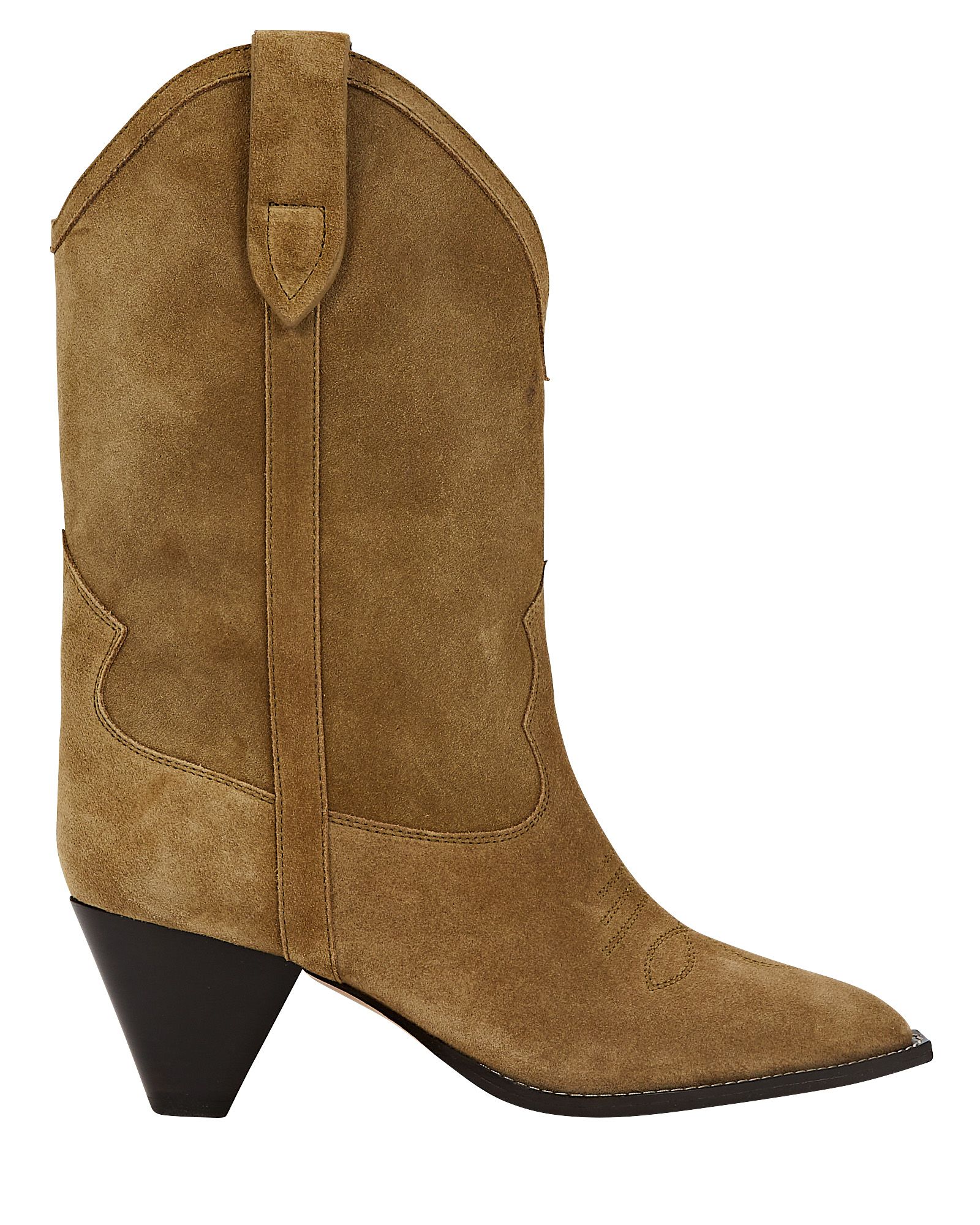 Isabel Marant Luliette Suede Boots, Beige 38 | INTERMIX