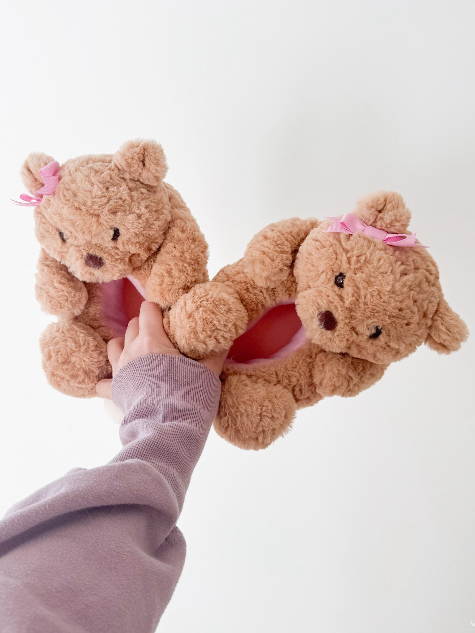 Proof that the simplest things bring the biggest joy 🧸
My girls are obsessed with their teddy bear slippers — fluffy, comfy, and worn basically from morning to bedtime.

#LTKValentine #LTKmomlife #LTKKids
