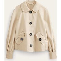 Cotton Trench Jacket Ivory Women Boden | Boden (UK & IE)