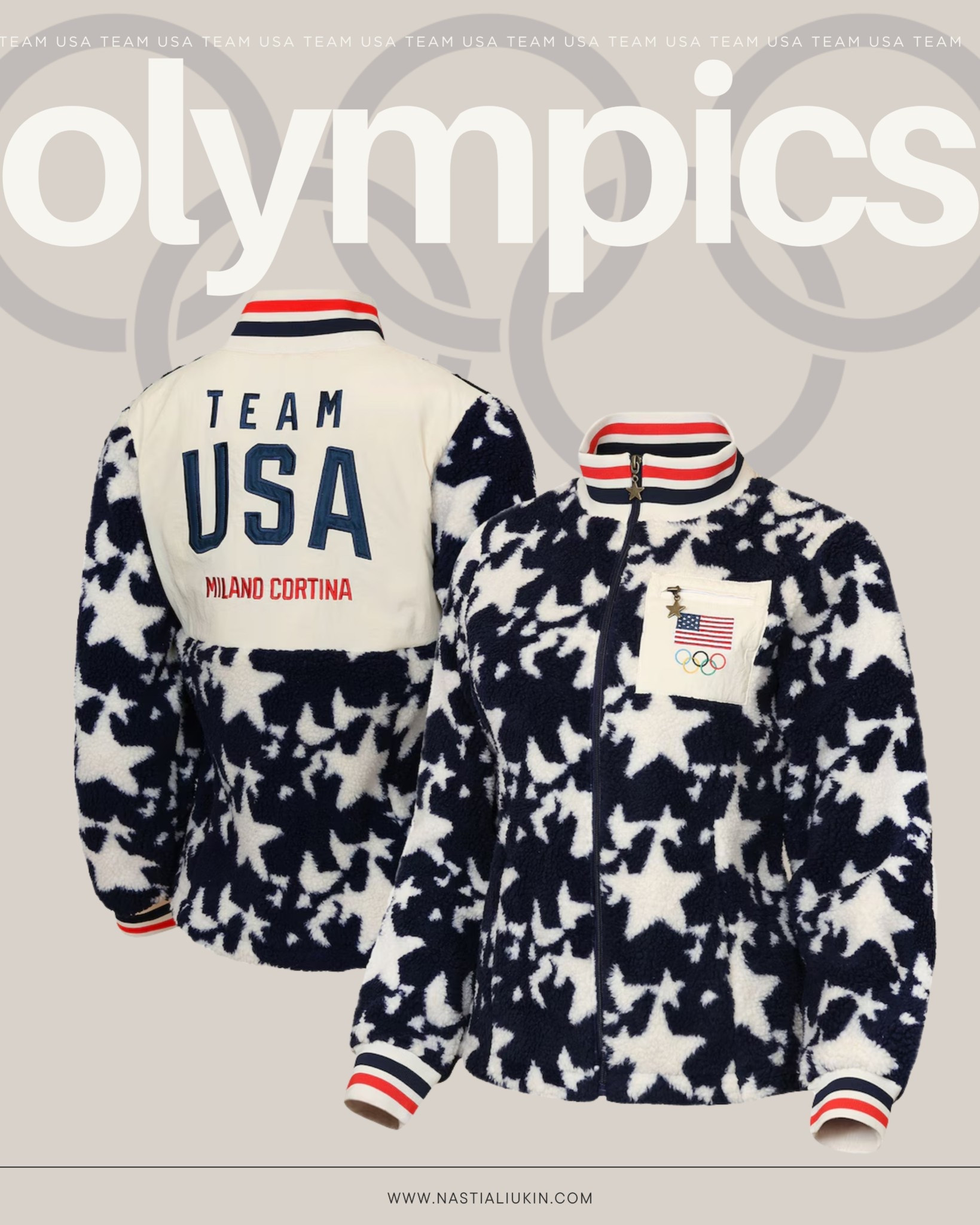 How freaking cute is this new #TeamUSA Olympic Fleece!! #olympics 

#LTKActive #LTKGiftGuide