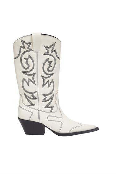 EMBROIDERED COWBOY BOOTS | PULL and BEAR UK