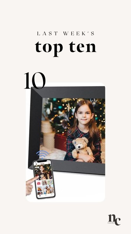 One of the top selling gift ideas
Digital frame for the in laws or grandparents or anyone else in your life! You can upload images to the frame from afar. Perfect sentimental gift for someone who is far away

#LTKHoliday #LTKSeasonal #LTKGiftGuide
