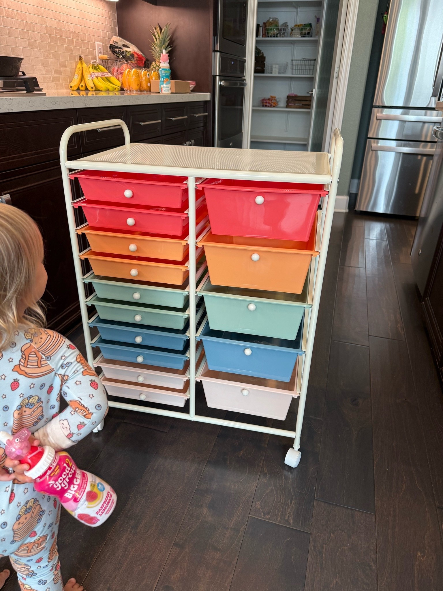 Finally got a cart to organize all of their art supplies! So easy to put together, functional, and CUTE.

#LTKKids #LTKdayinmylife #LTKmomlife
