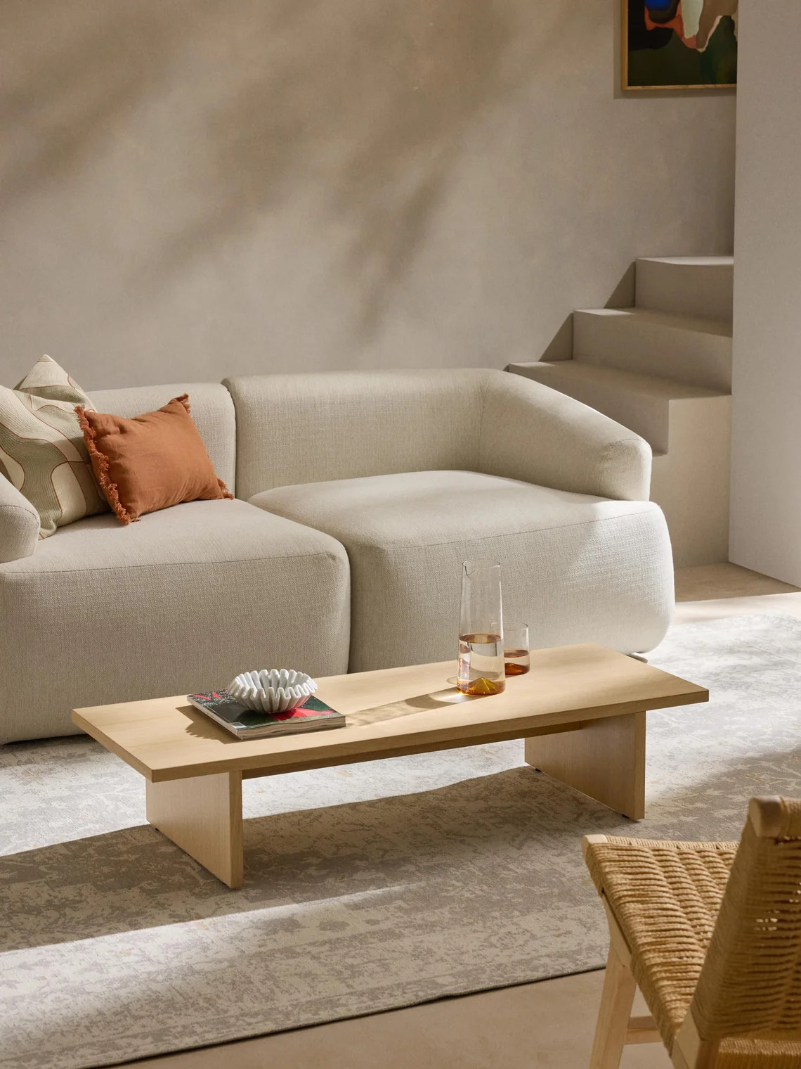 Niedriger Holz-Couchtisch Dako | Westwing EU