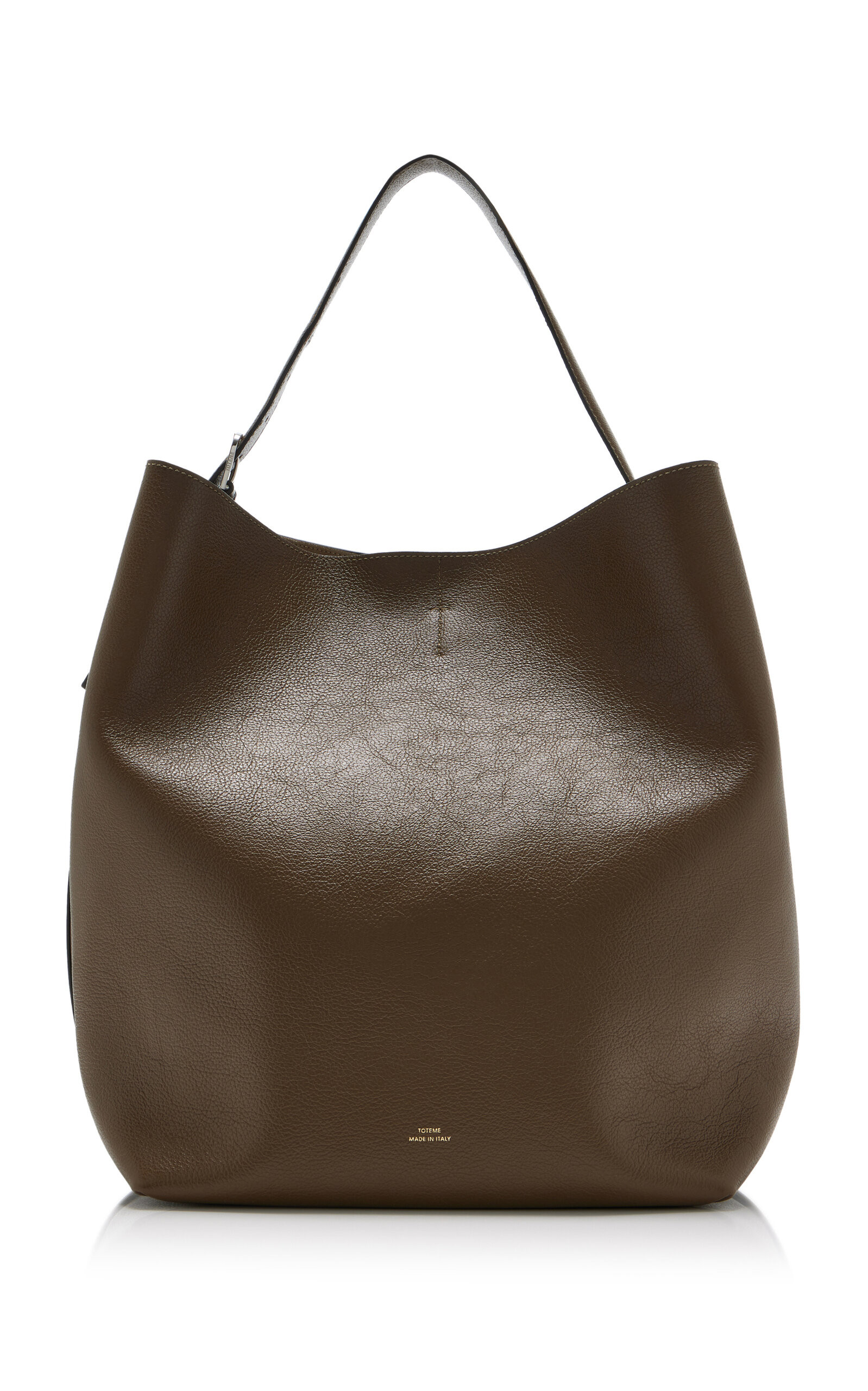 Toteme Belted Grained-Leather Tote - Moda Operandi | Moda Operandi (Global)