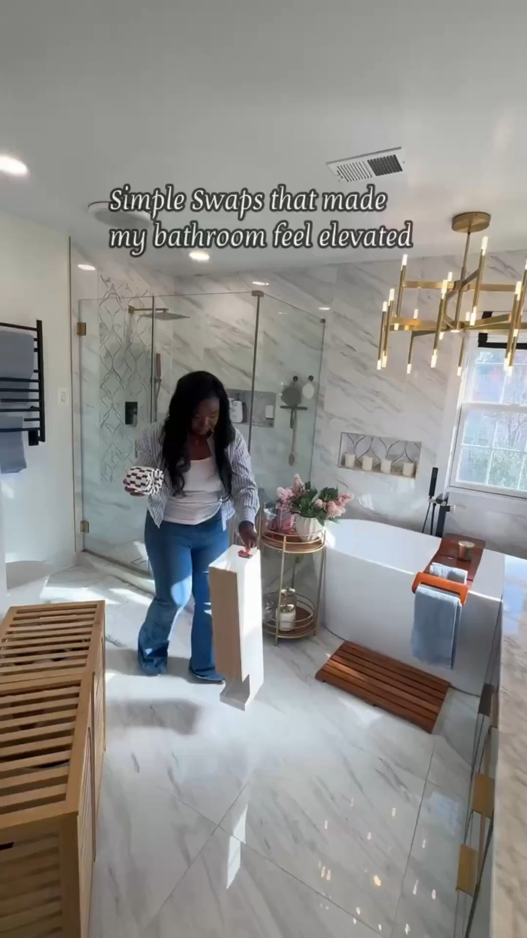 Simple swaps that elevated my bathroom

#LTKHome #LTKSaleAlert