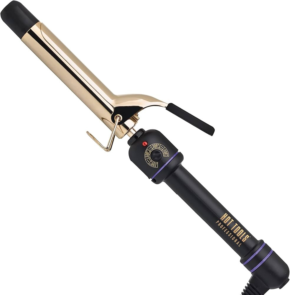 Hot Tools Pro Artist 24K Gold Curling Iron | Long Lasting, Defined Curls (1 in) | Amazon (US)