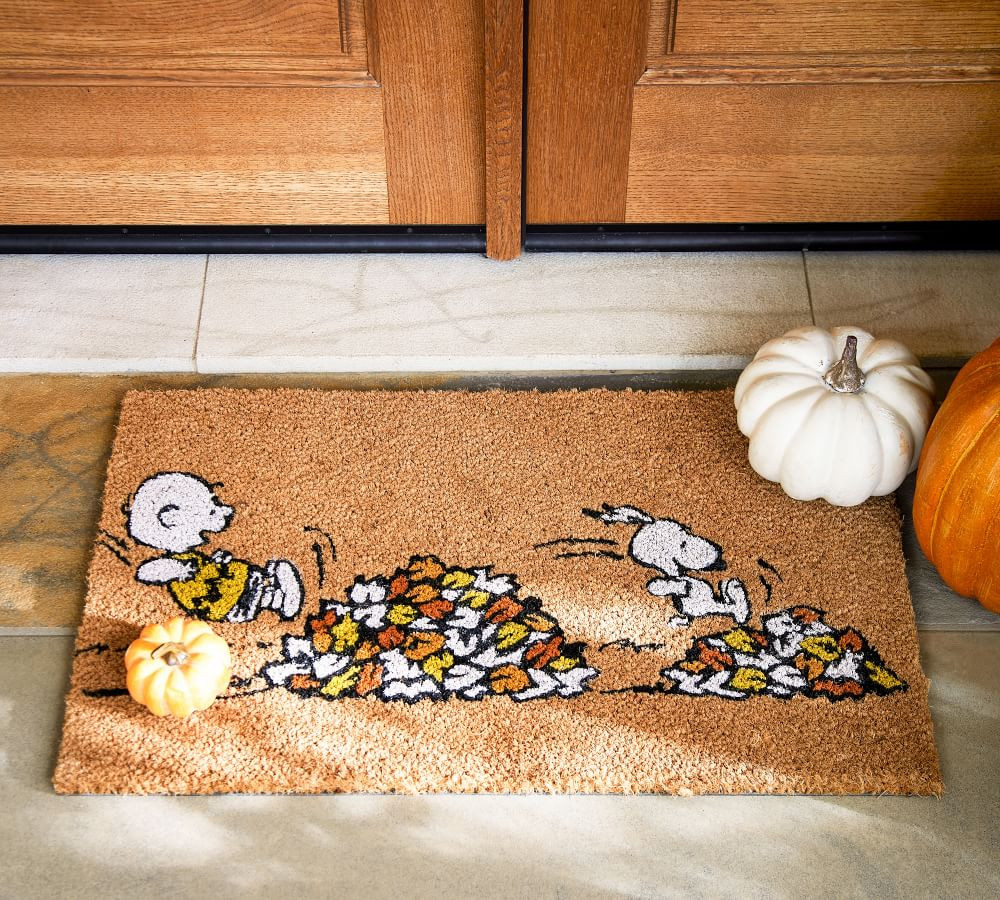 Peanuts™ Fall Is Here Doormat | Pottery Barn (US)