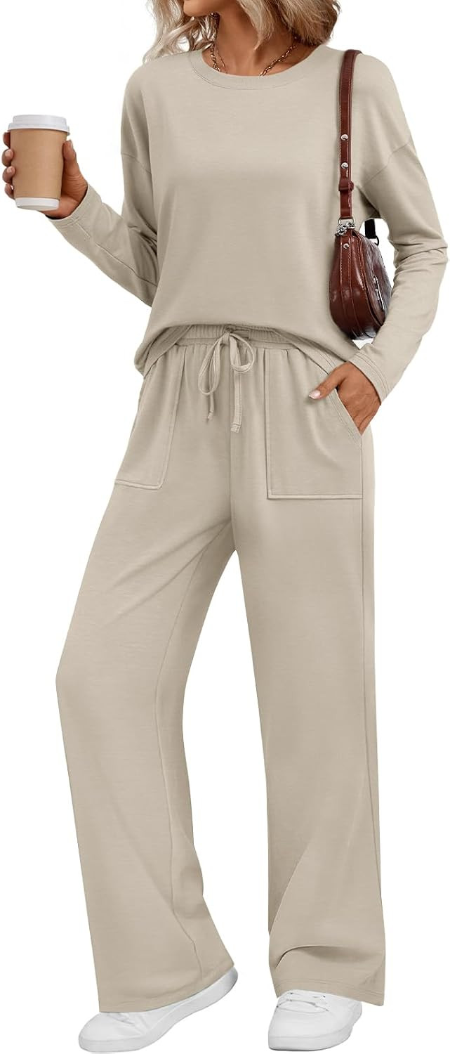 LILLUSORY Womens 2 Piece Lounge Sets Lightweight Sweatsuits | Amazon (US)
