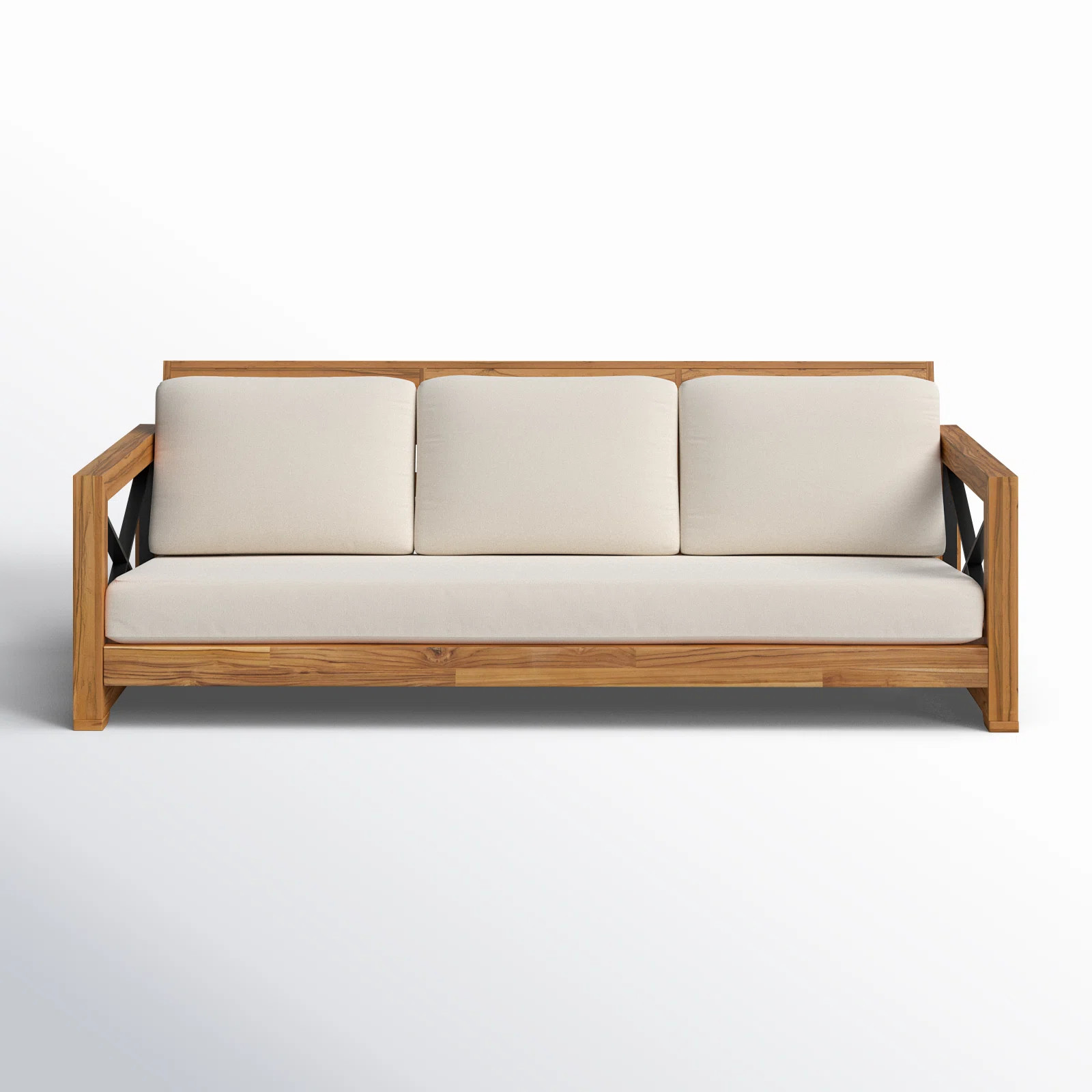 Vella 83.5'' Wide Straight Patio Sofa with Cushions | Wayfair North America