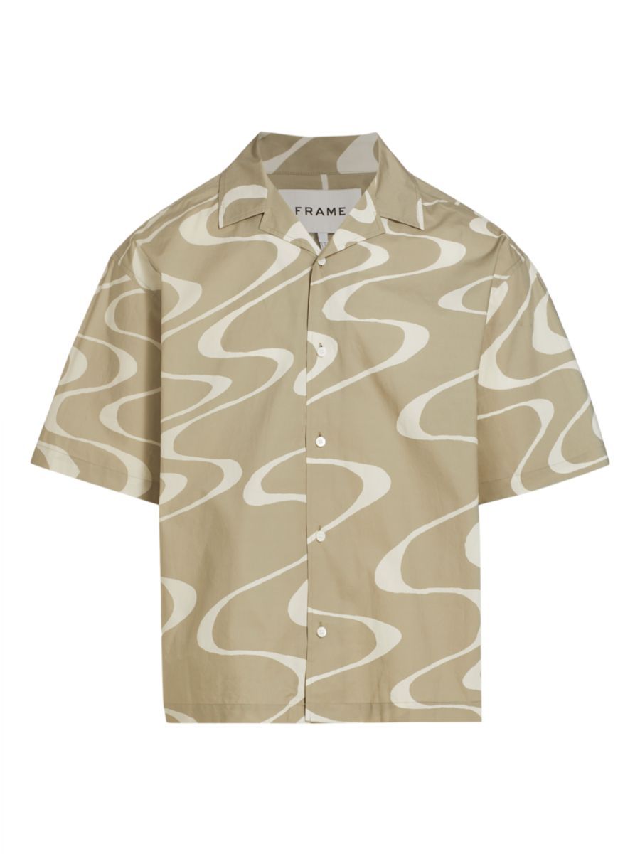 Abstract Wave Graphic Shirt | Saks Fifth Avenue