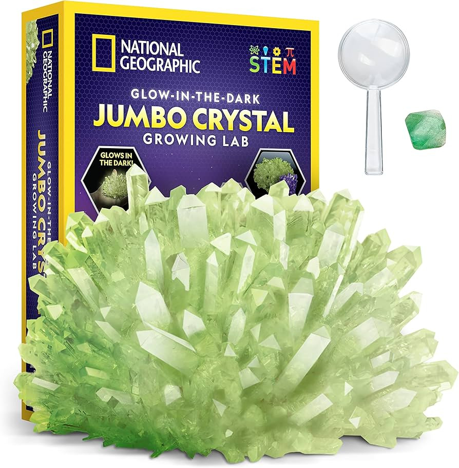 NATIONAL GEOGRAPHIC Jumbo Crystal Kit - Grow a Giant Glow in The Dark Crystal with This Crystal G... | Amazon (CA)