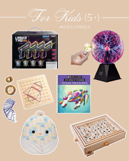 Christmas Holiday Gift Guide // FOR KIDS (5+)

Laser tag, rechargeable, Amazon finds, affordable lifestyle, squishmallow, plushie toy, labyrinth puzzle, Montessori style, rubber band good, sticker book, brain games, plasma ball, electricity, fun activities, learning tools

#LTKkids #LTKGiftGuide #LTKHoliday