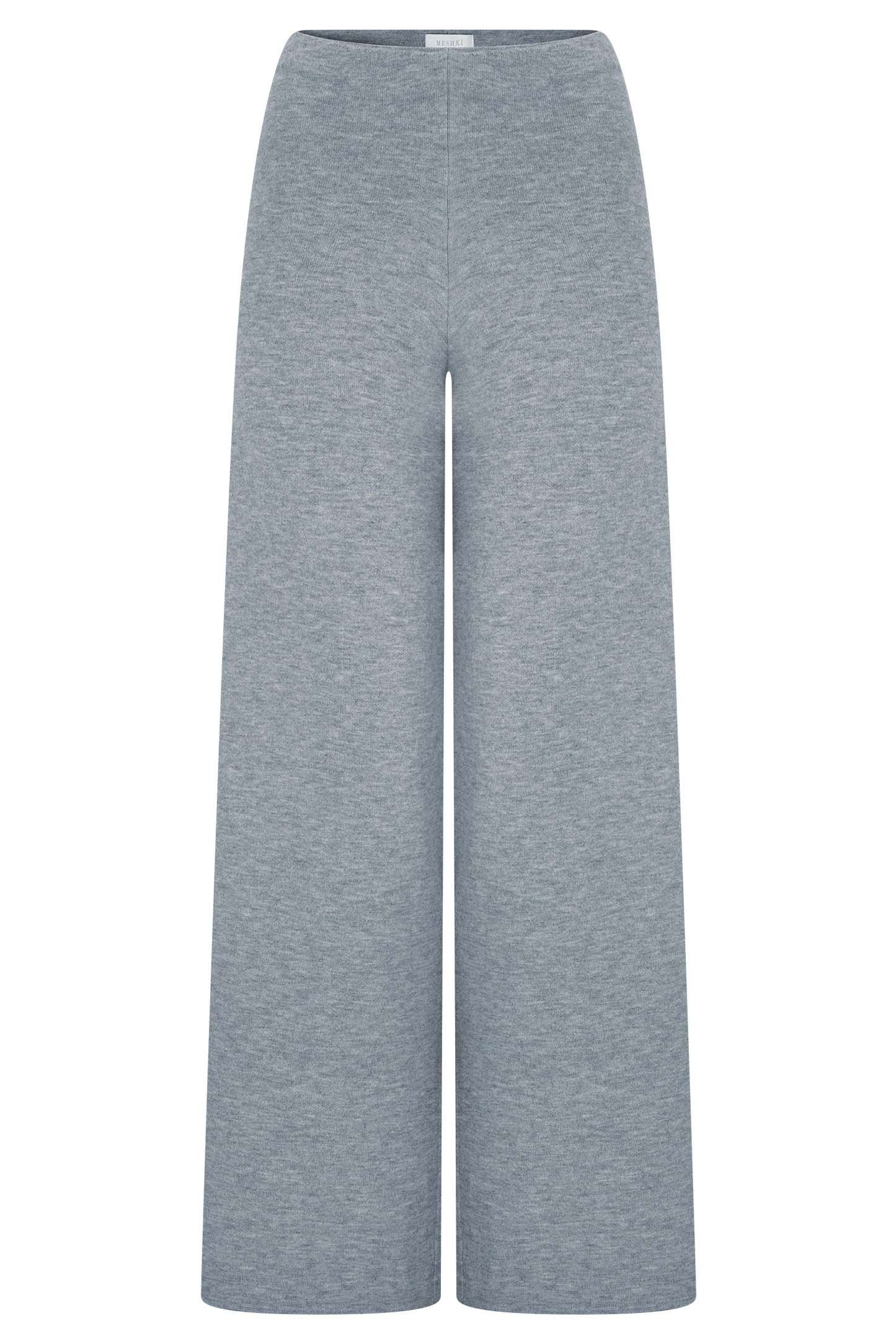 Kerrymae Straight Leg Knit Pants - Grey Marle | MESHKI US
