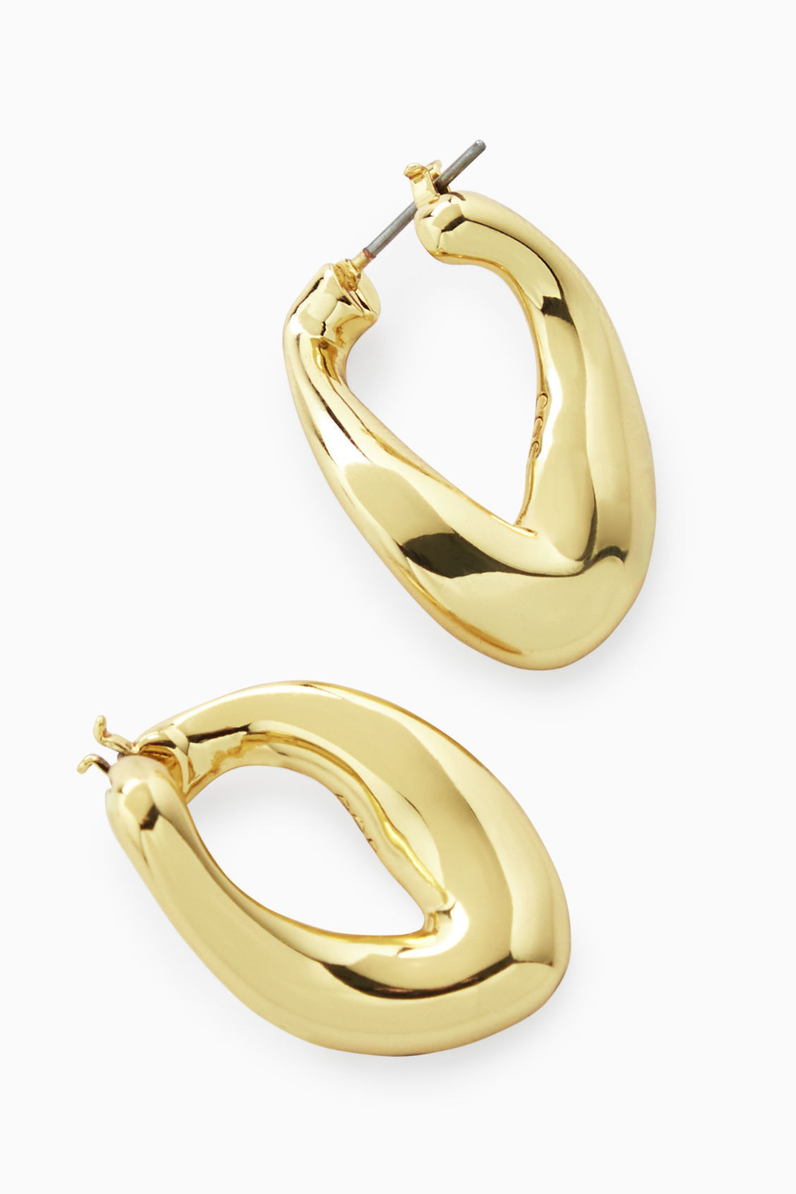 TWISTED HOOP EARRINGS - GOLD - COS | COS UK