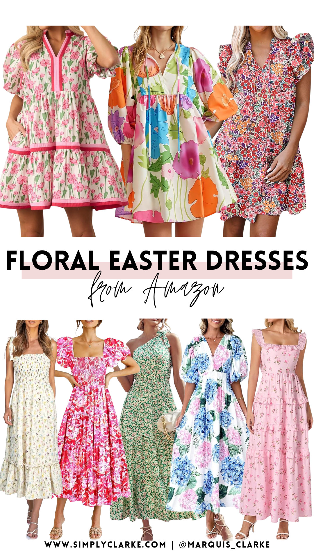 Floral dresses that are perfect for Easter Sunday! These Amazon finds are so pretty, affordable, and perfect for all your spring events!  

 #LTKSpringSale #LTKootd #LTKSeasonal