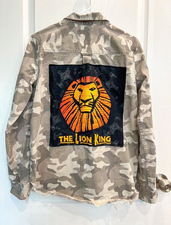 The Lion King Camo Jacket, Disney Jacket, Custom Disney Jacket | Etsy (US)