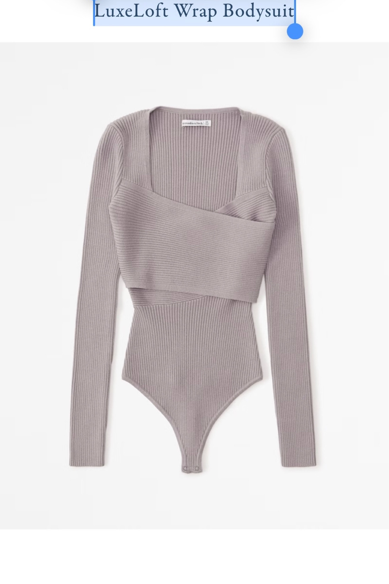 Fuller bust friendly bodysuit 