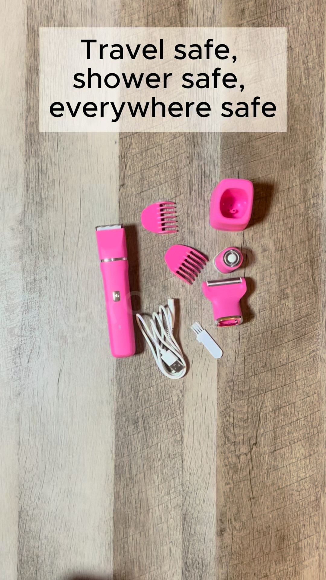 Smooth skin without the hassle. This waterproof 3-in-1 electric razor for women has interchangeable heads for body, bikini and curved areas, plus hypoallergenic foil and ceramic blades. Perfect for shower use and travel.  #selfcare #bikinitrimmer #razor #LTKbeauty #travelessentials  

 #LTKTravel