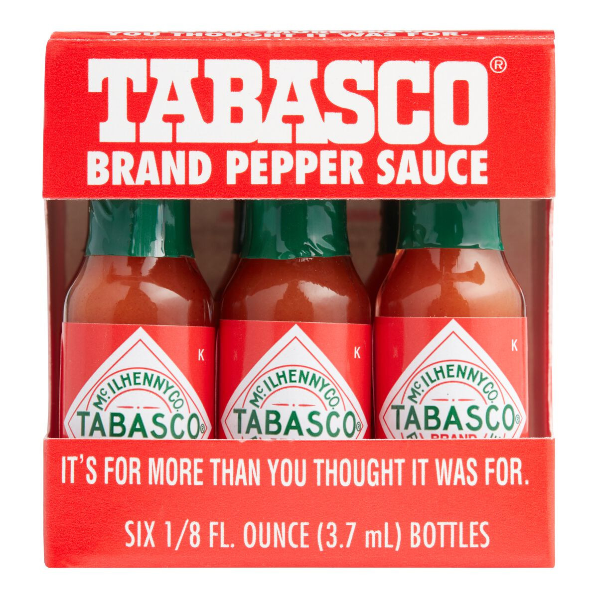 Tabasco Brand Mini Pepper Sauce Bottle 6 Pack by World Market | World Market