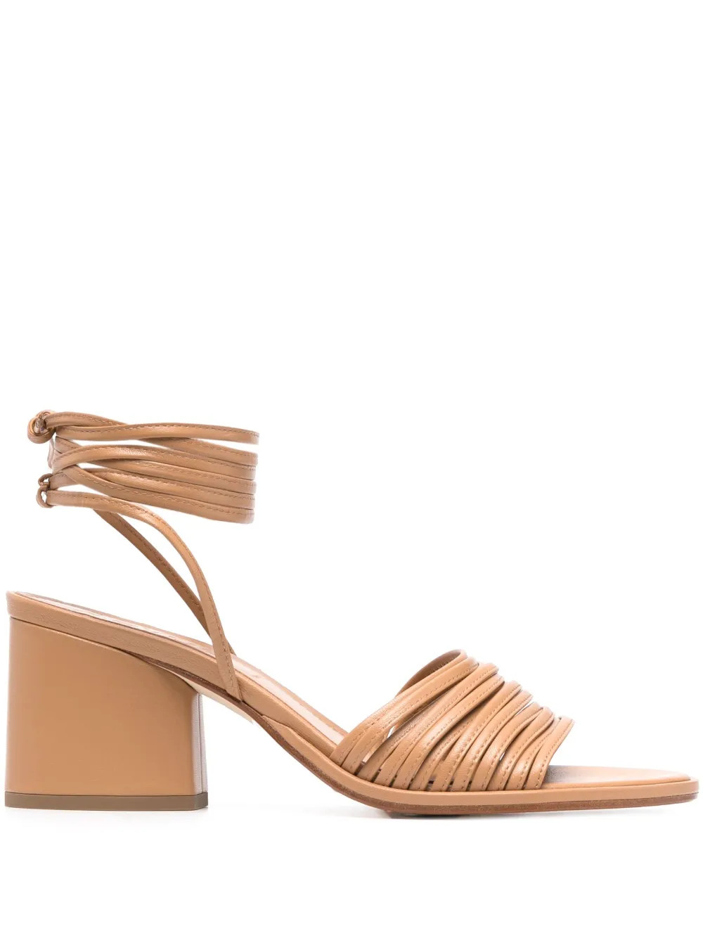 Aeyde Natania Leather Sandals - Farfetch | Farfetch Global