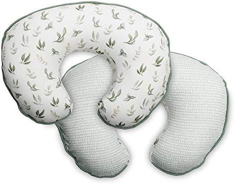 Boppy Organic Fabric Nursing Pillow Cover, Green Little Leaves, Fashionable Two-Sided Design, Fit... | Amazon (US)