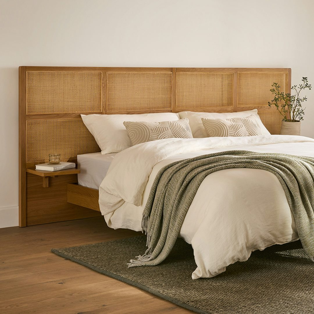 Olalla King Headboard - Oak | Article
