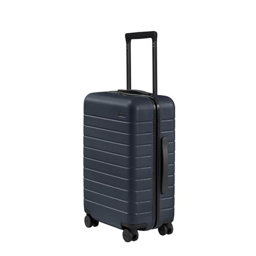 Away Carry-On Luggage, Lightweight Hardside Suitcase with Spinner Wheels, 22 Inch Airline Approved, TSA Lock, Navy Blue | Amazon (US)