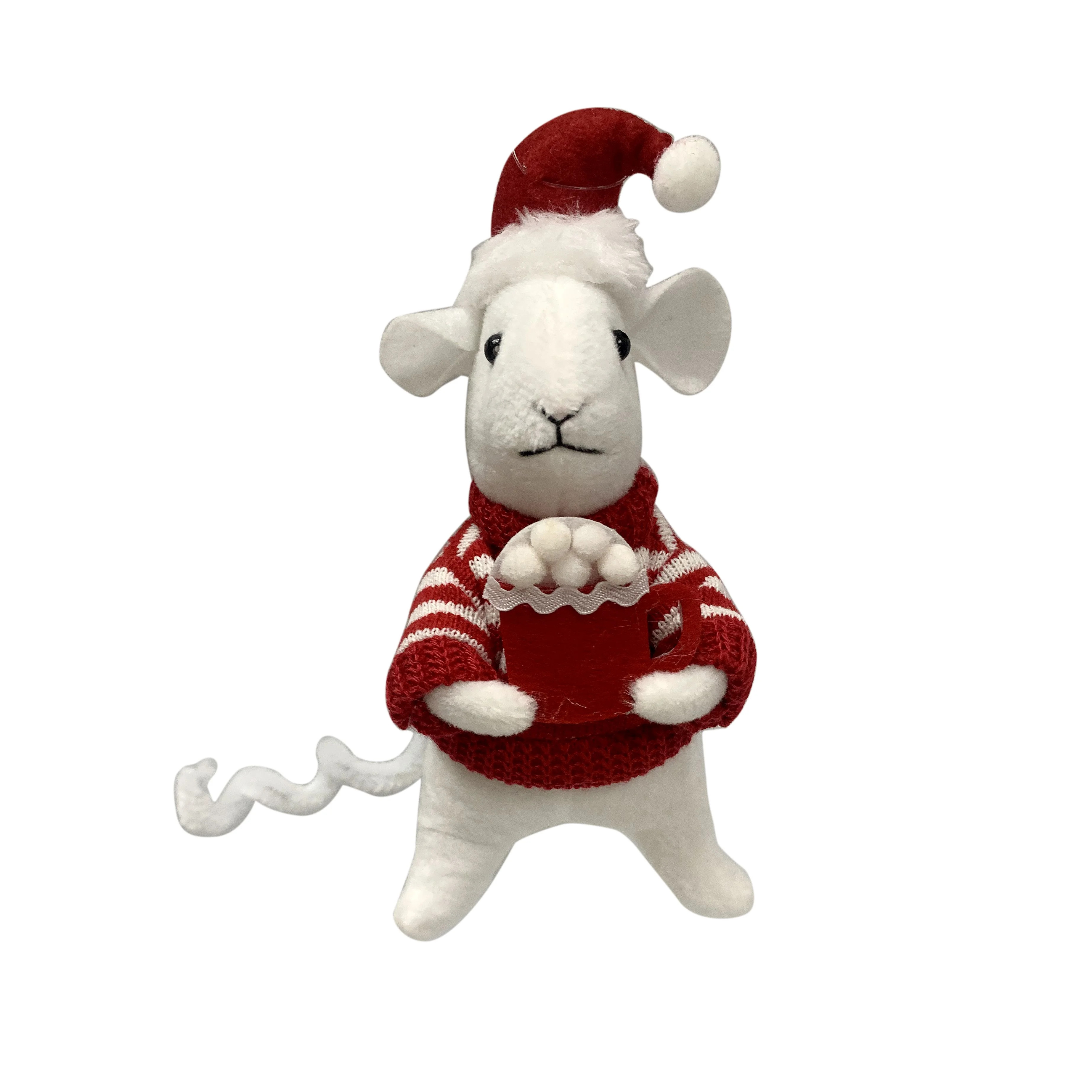 Holiday Time Mouse With Mushroom ,Hanging Christmas ornaments, 6-inch height - Walmart.com | Walmart (US)
