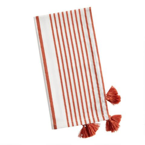 Screen Printed Cotton Blend Napkin Set of 4 | World Market