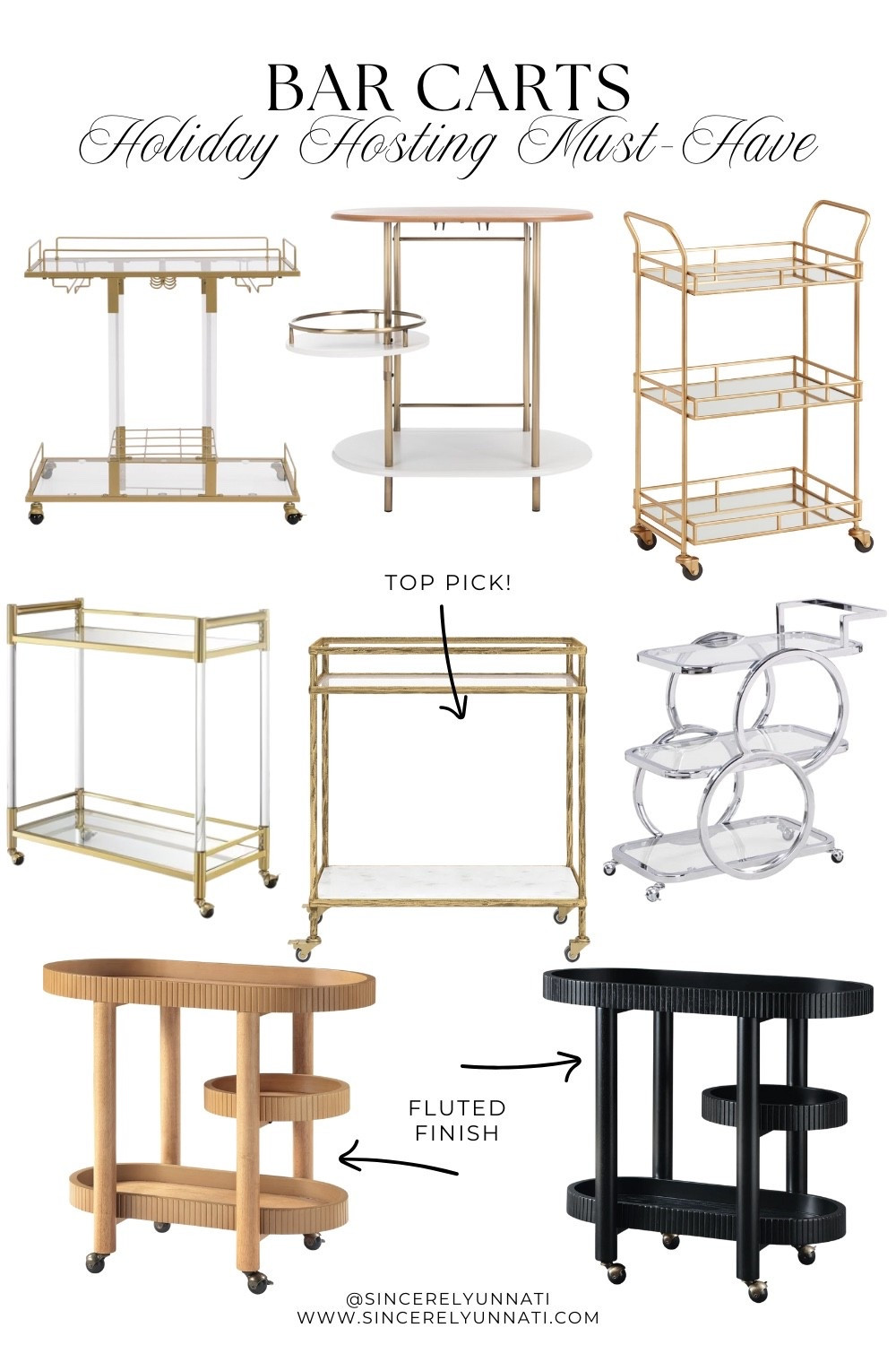 Bar Carts: Holiday Hosting Must-Have!
Some of my favorite finds. Several on sale!

Bar cart, hostess, hosting season, hot cocoa bar, hot chocolate bar, bar carts setup, entertaining, holiday hosting

#LTKdayinmylife #LTKSeasonal #LTKHoliday