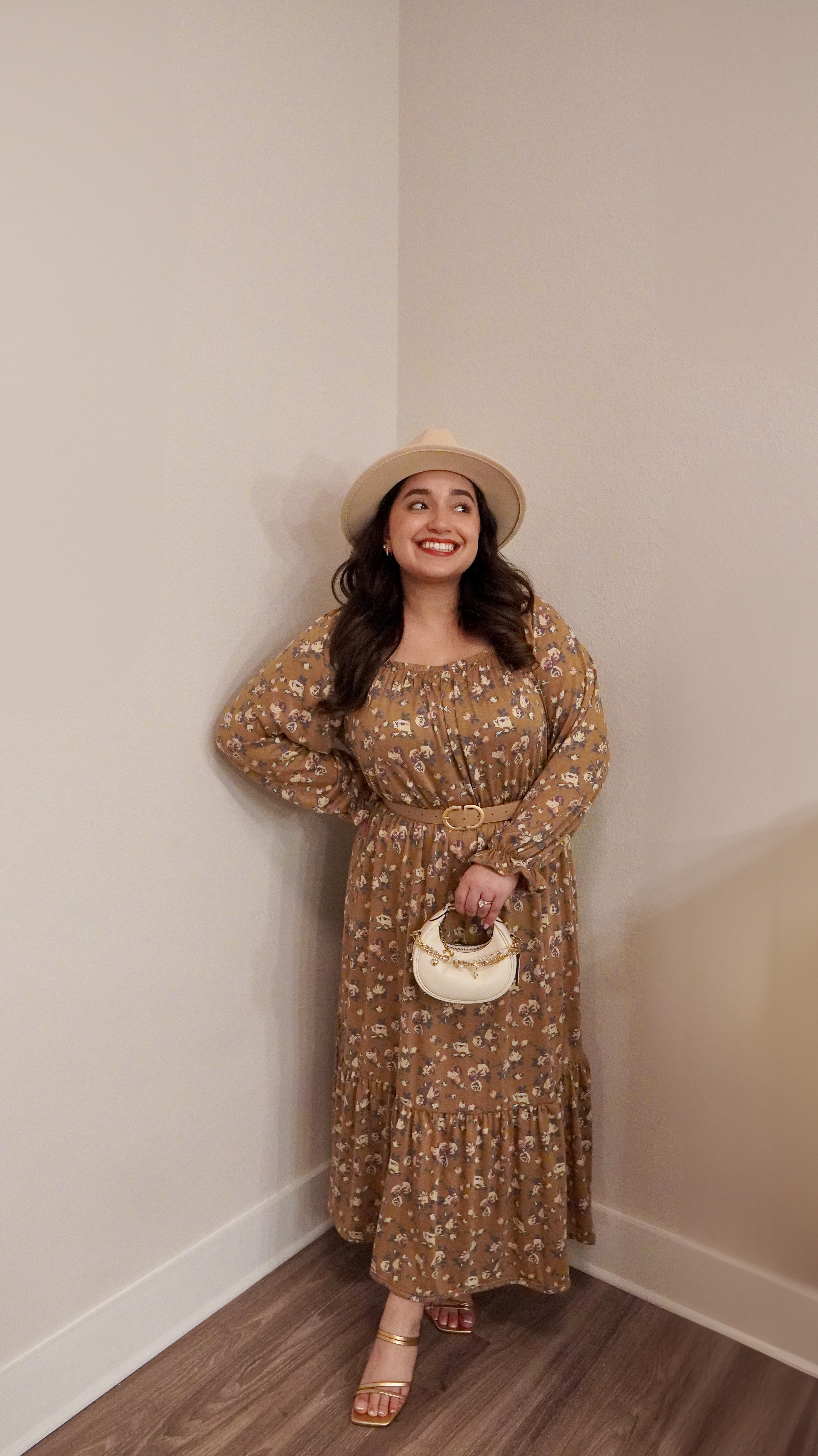 Purchased this beautiful brown floral dress from a boutique on Instagram tagging similar options from Amazon. Sharing the exact accessories.

#LTKStyleTip #LTKFindsUnder50 #LTKMidsize