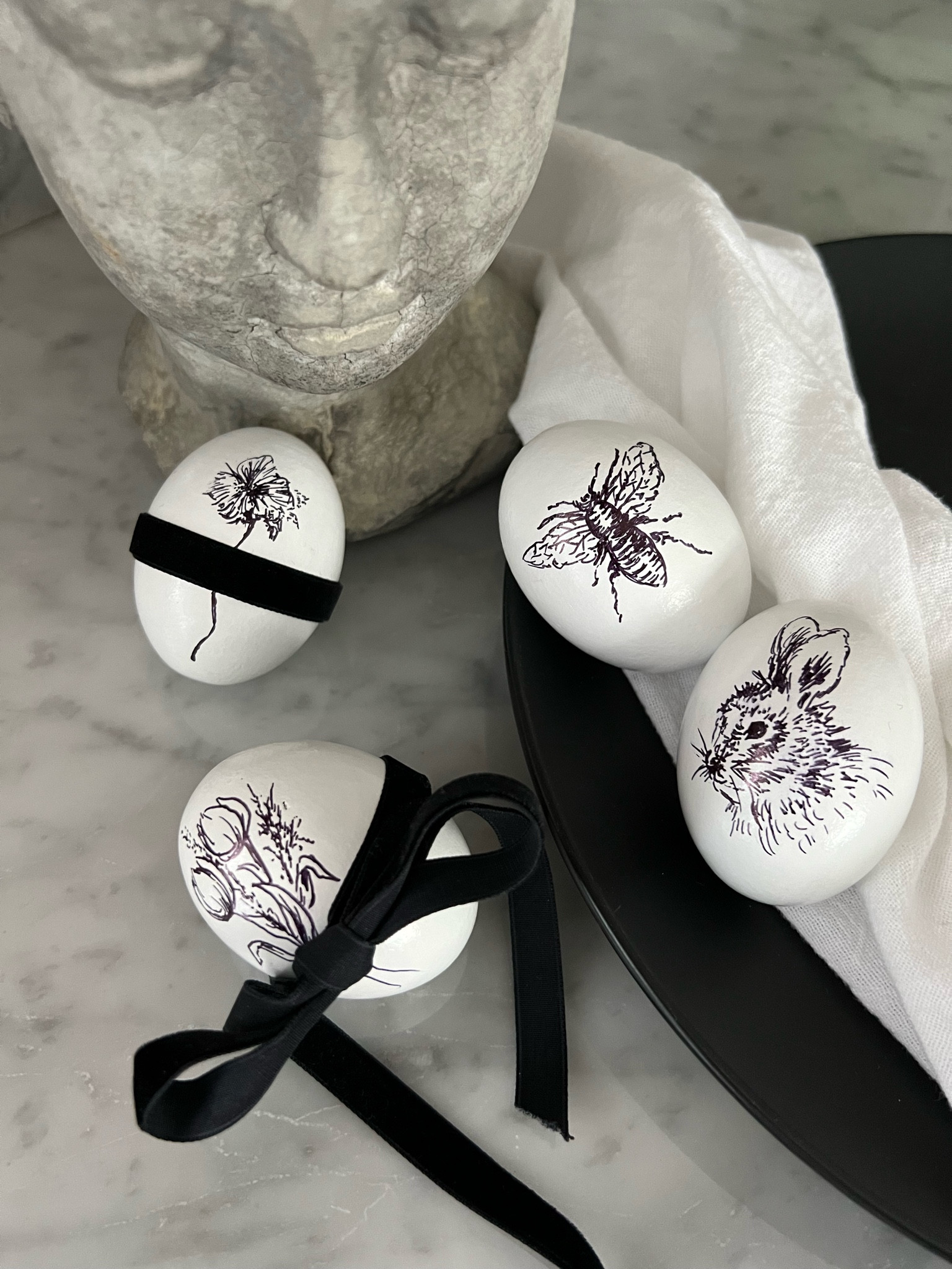 Black and white Easter eggs. #easteregg #eastereggs

#LTKhome #LTKkids #LTKSeasonal