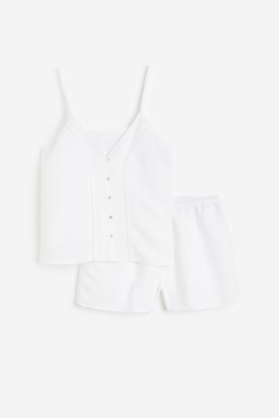 Linen-blend Pajamas | H&M (US + CA)