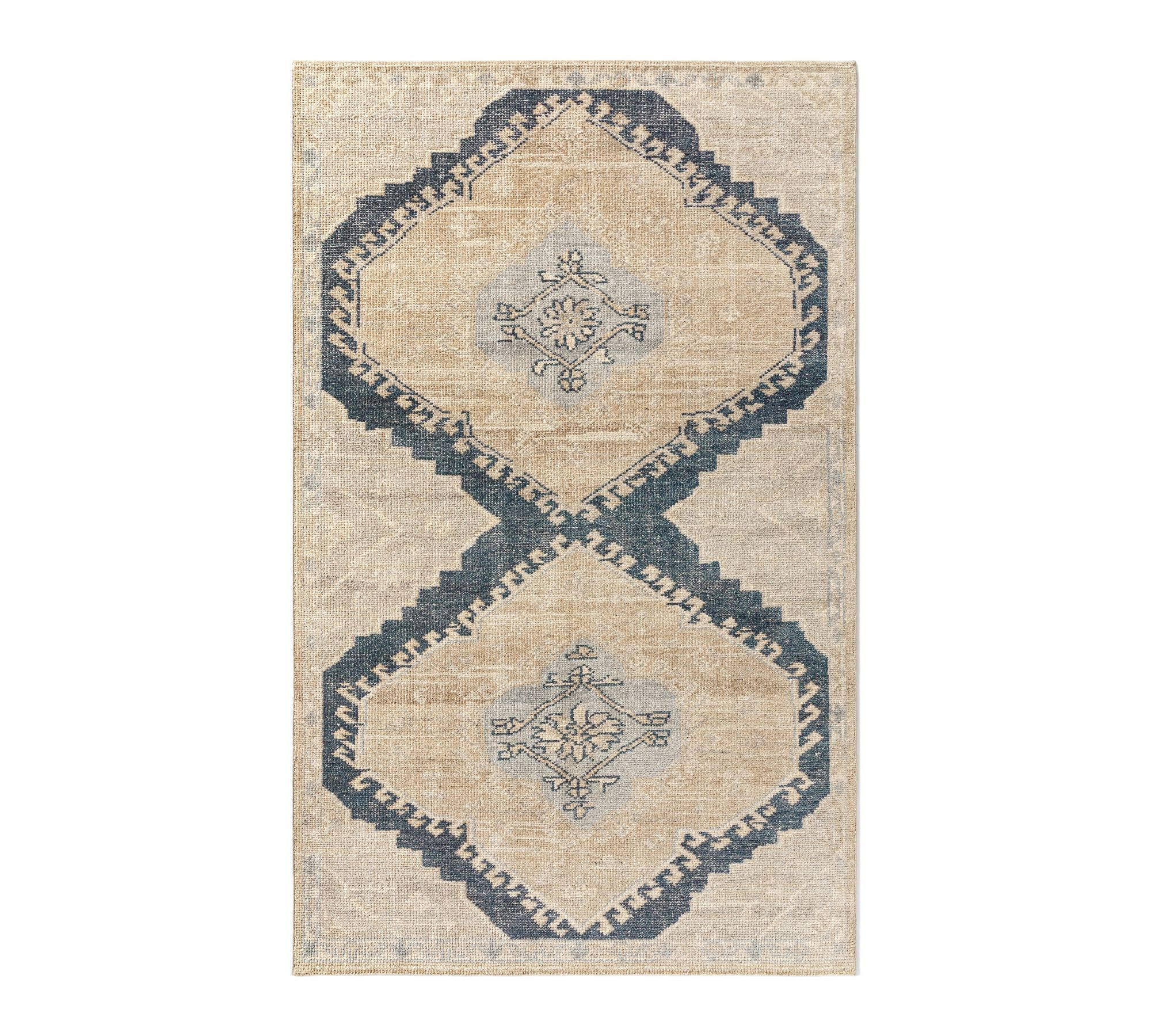 Demitria Hand-Knotted Wool Rug | Pottery Barn (US)