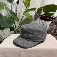 Gray Winter Cadet Cap, Wool Army Style Hat, Unisex Military Work Short Bill Adjustable Sun Fashion Headwear, Christmas | Etsy (US)