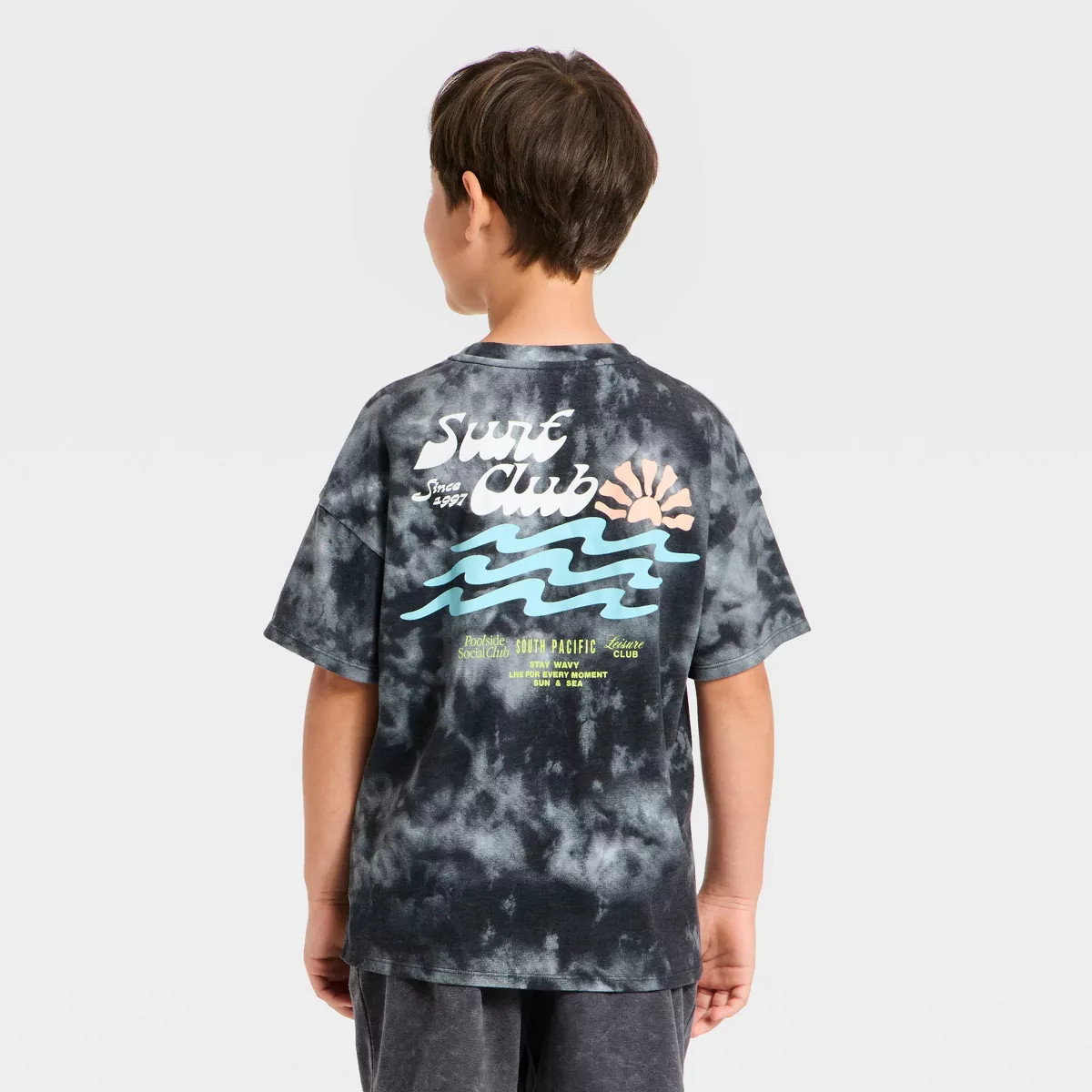 Grayson Threads Kids Boys' Short Sleeve Oversized Fit Graphic T-Shirt - Black XS | Target