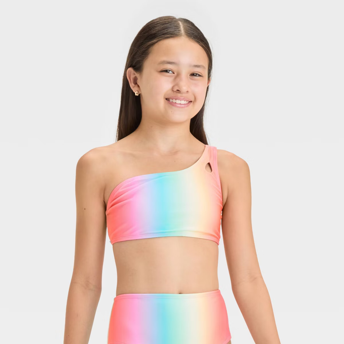 Girls' Ombre Design Bikini Swim Top - art class™ | Target