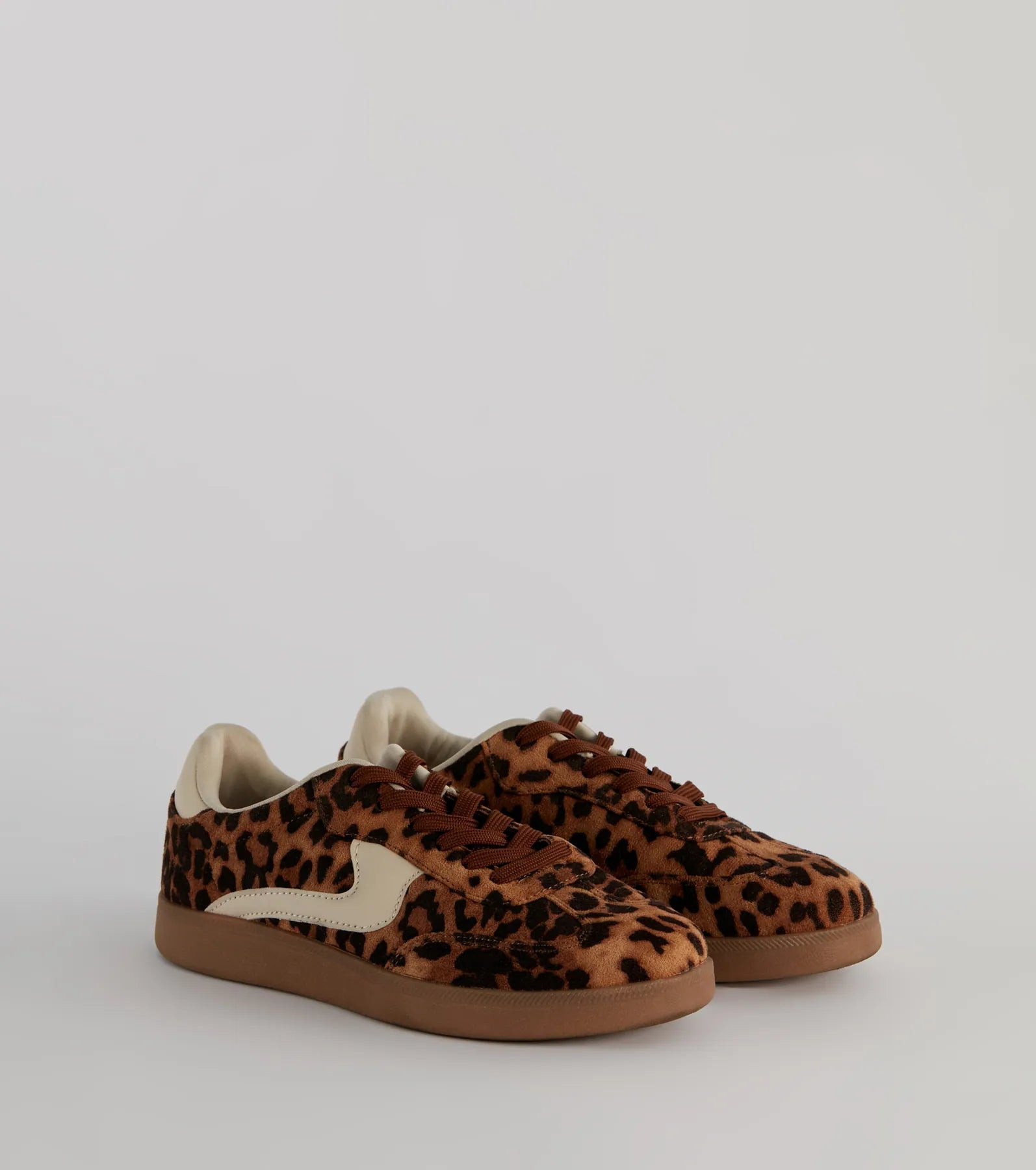 Wildly Cute Leopard Faux Suede Sneakers | Windsor Stores