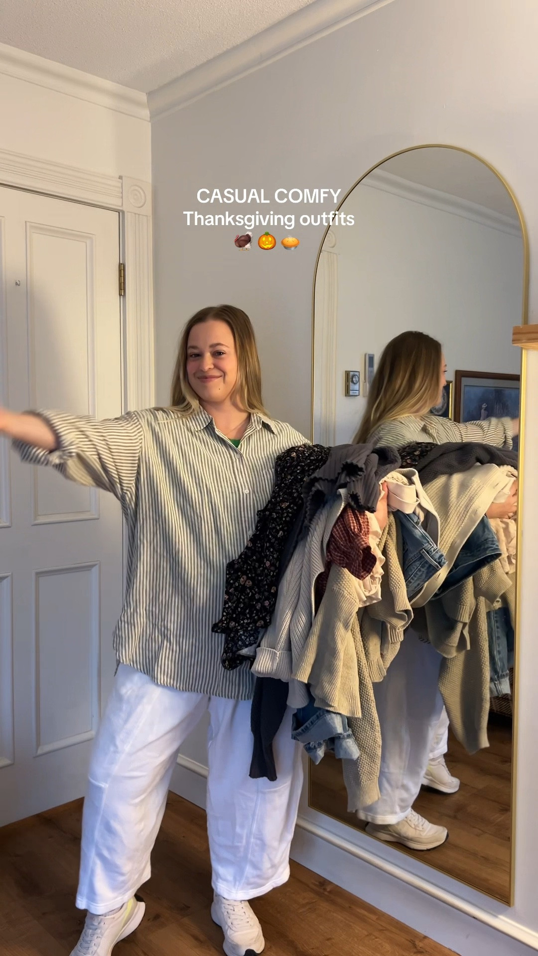 Thanksgiving outfits - casual & comfy 

Dress thrifted so added similar 
Turtleneck no longer sold so added similar

#LTKHoliday #LTKootd #LTKSeasonal