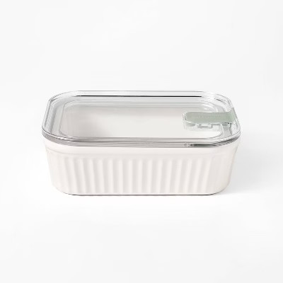 Rectangle Stoneware Food Storage Container - Figmint™ | Target