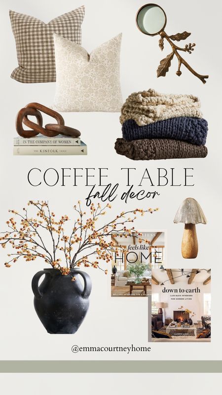 Coffee table fall decor 

#LTKSeasonal #LTKhome #LTKstyletip