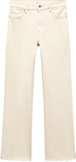 Raw Hem Crop Flare Jeans | Nordstrom