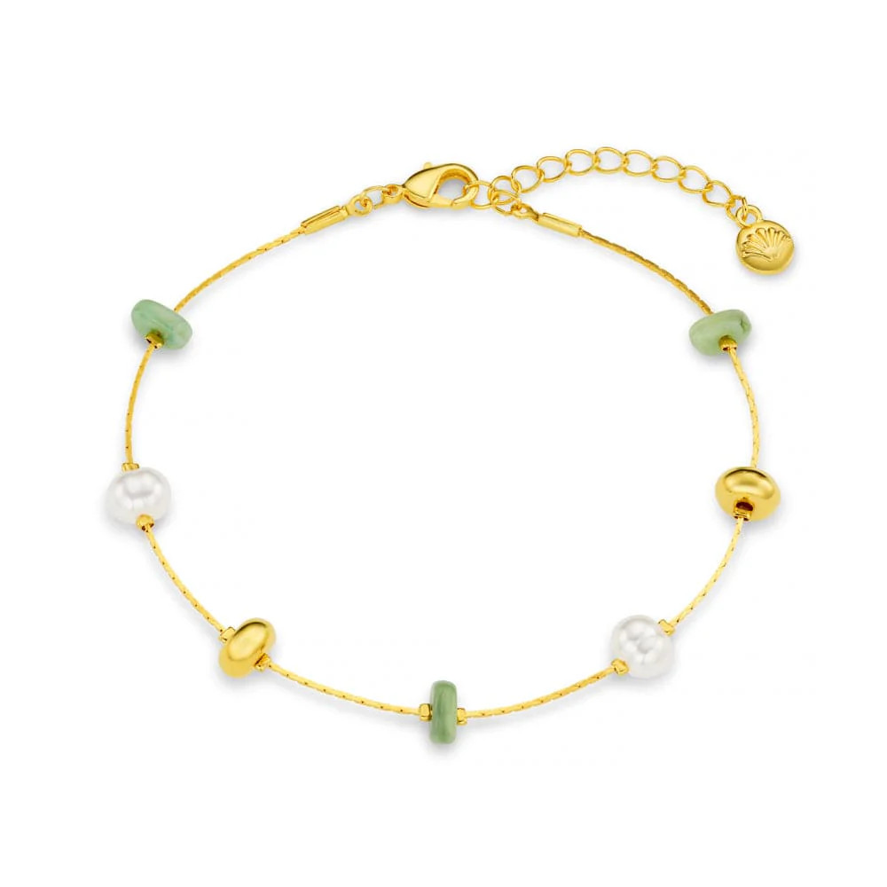Fine Mixed Bead & Pearl Bracelet | Orelia